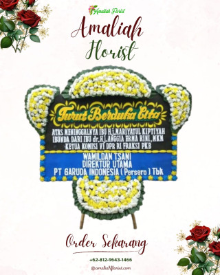 Papan Bunga Duka di Puncak